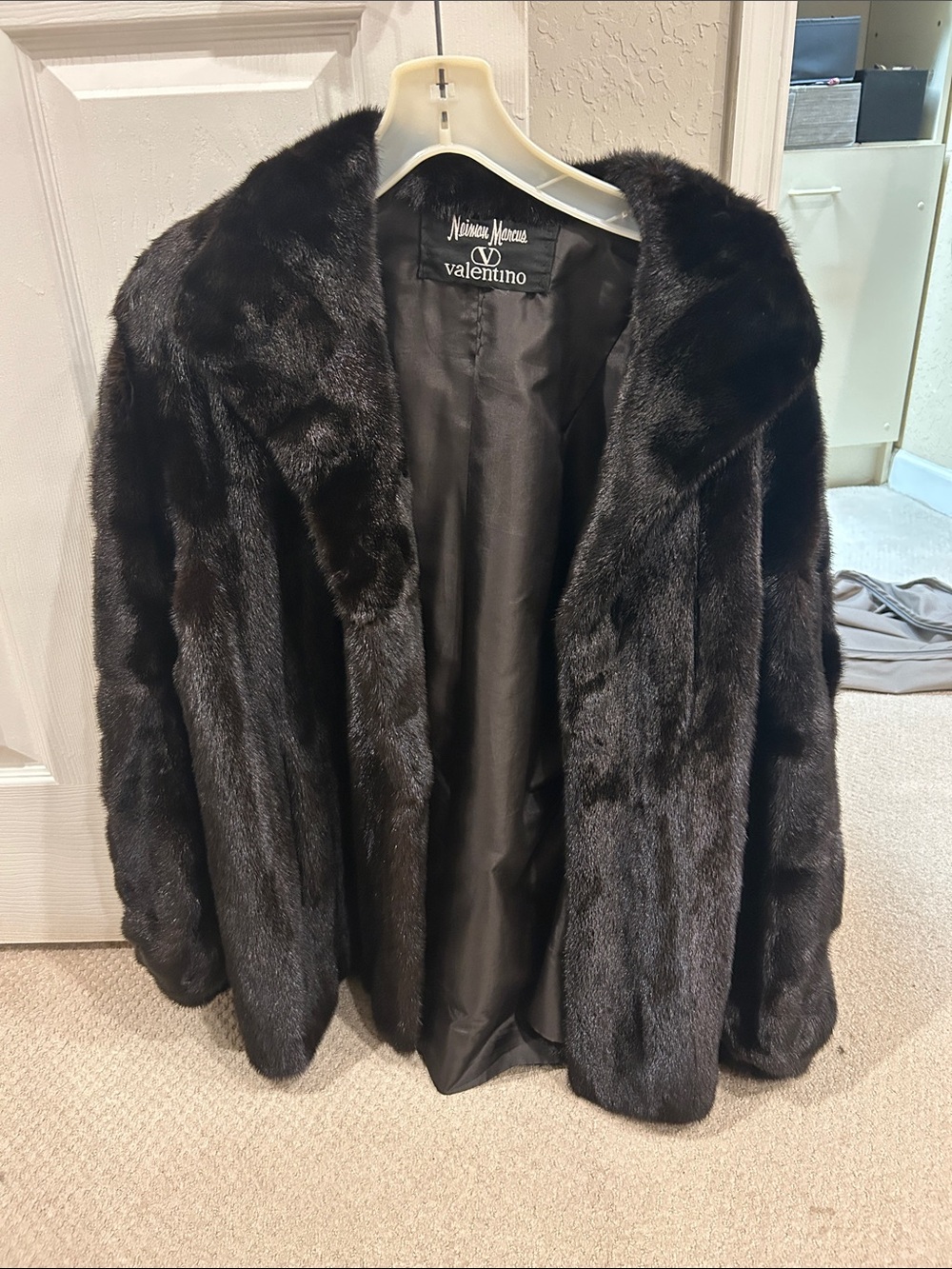 Valentino Dark Brown/Black MinkFur Jacket
